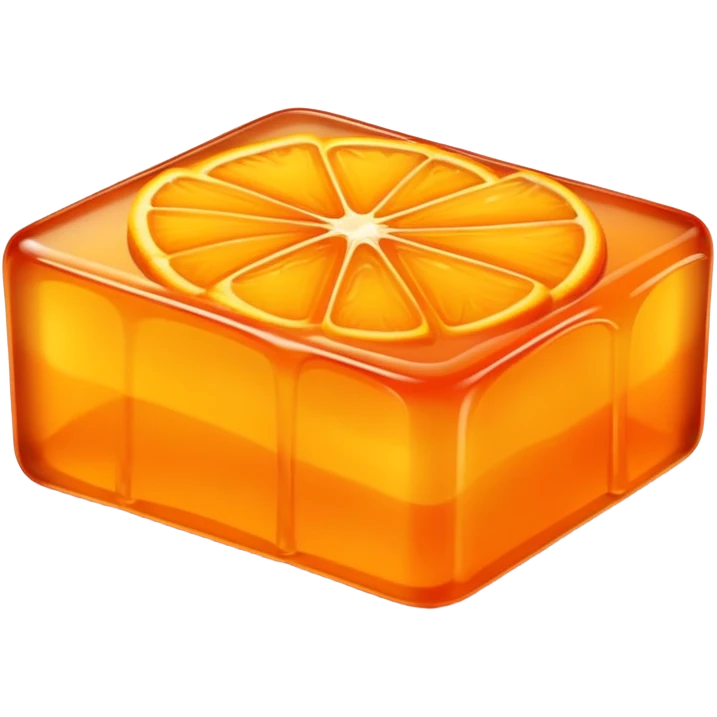 orange jello slice emoji