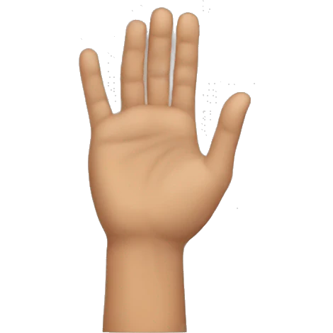 pensive hands emoji