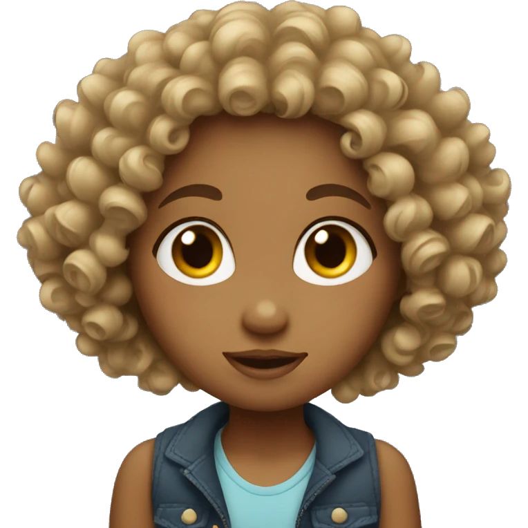 Curly Girl emoji