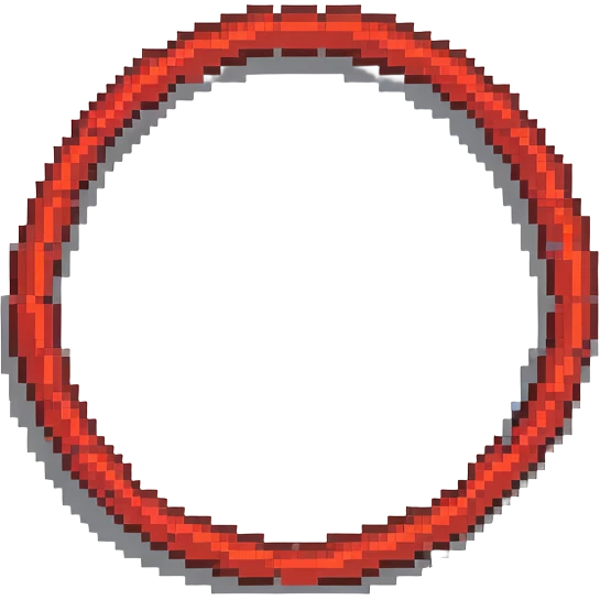 pixel art no symbol with red circle slash emoji