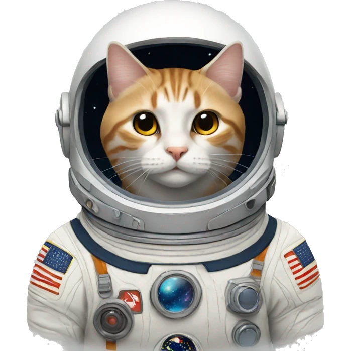 Gato astronauta emoji