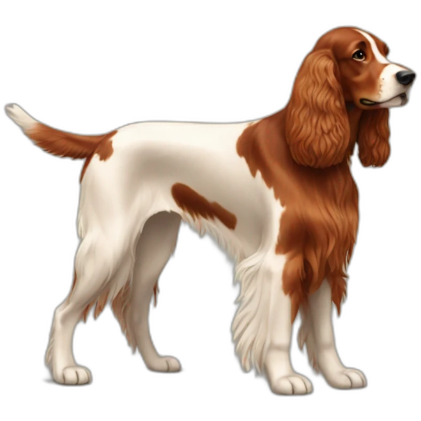 Dog irish setter full body emoji