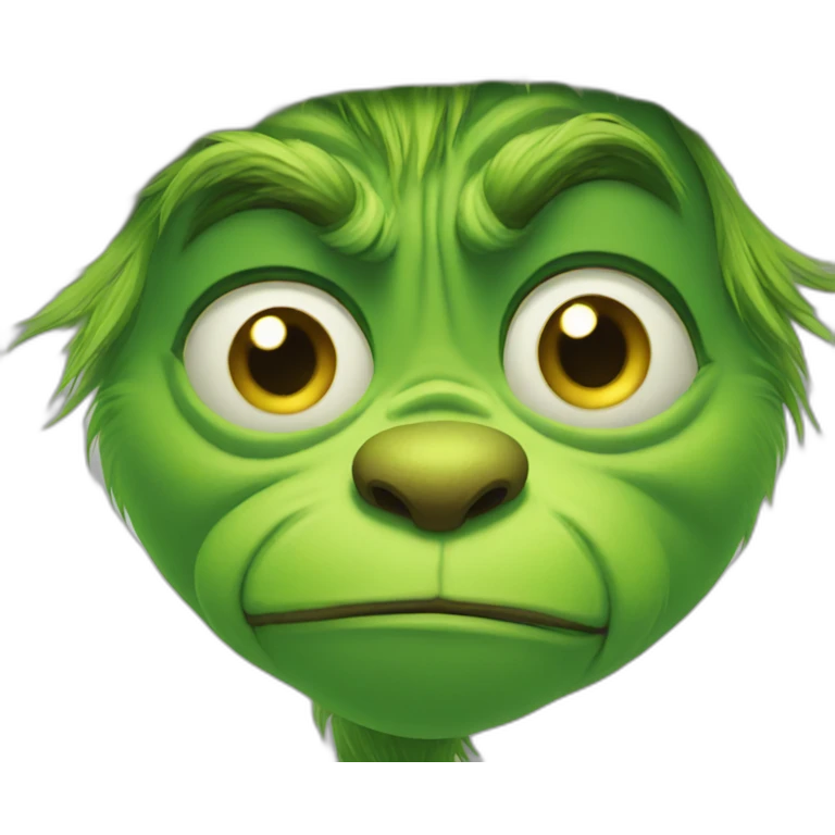 sad grinch emoji