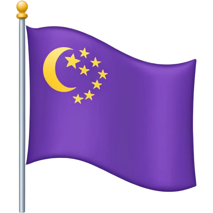 flag plain purple emoji