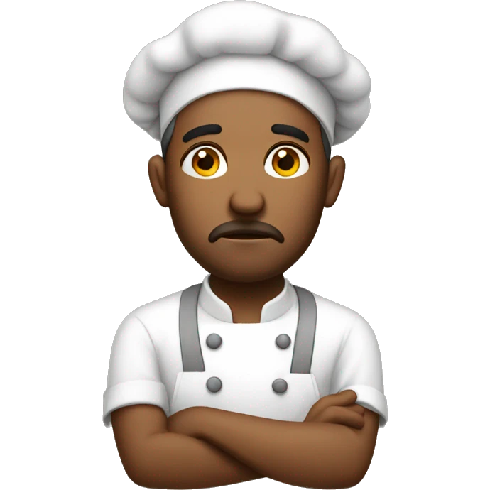sad baker emoji