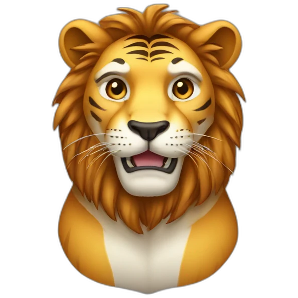 Lion tiger emoji