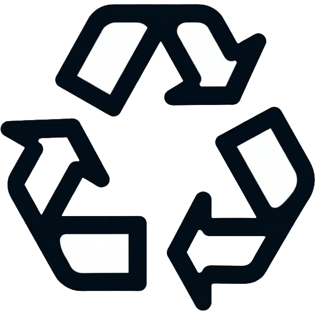 recycle symbol with arrows in a circle emoji