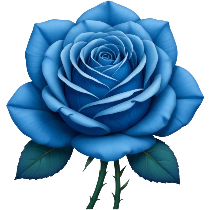 blue rose   emoji