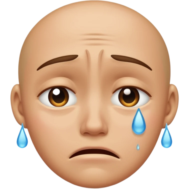 Crying face emoji