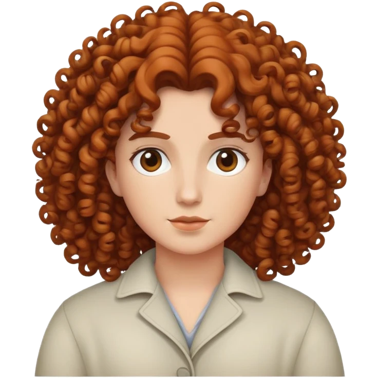 curly hair  emoji