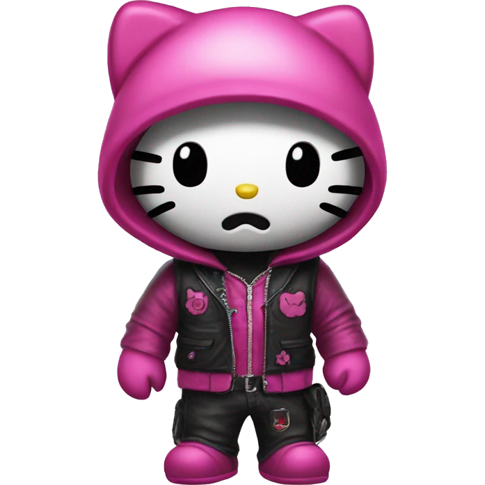 Hello kitty anarchy emoji