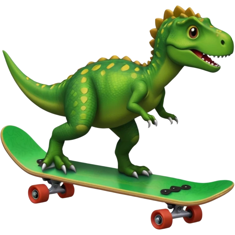 🦖Dinosaur on a skateboard emoji