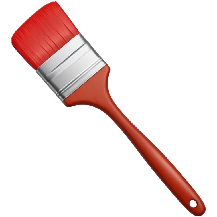paint brush with paint emoji