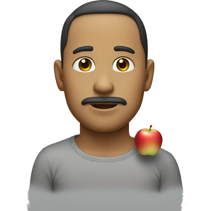 standard apple emoji (no face) emoji