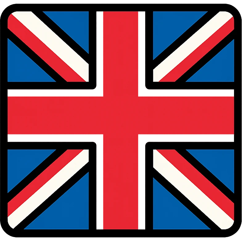 Union Jack (Great Britain flag) with accurate colors and proportions emoji