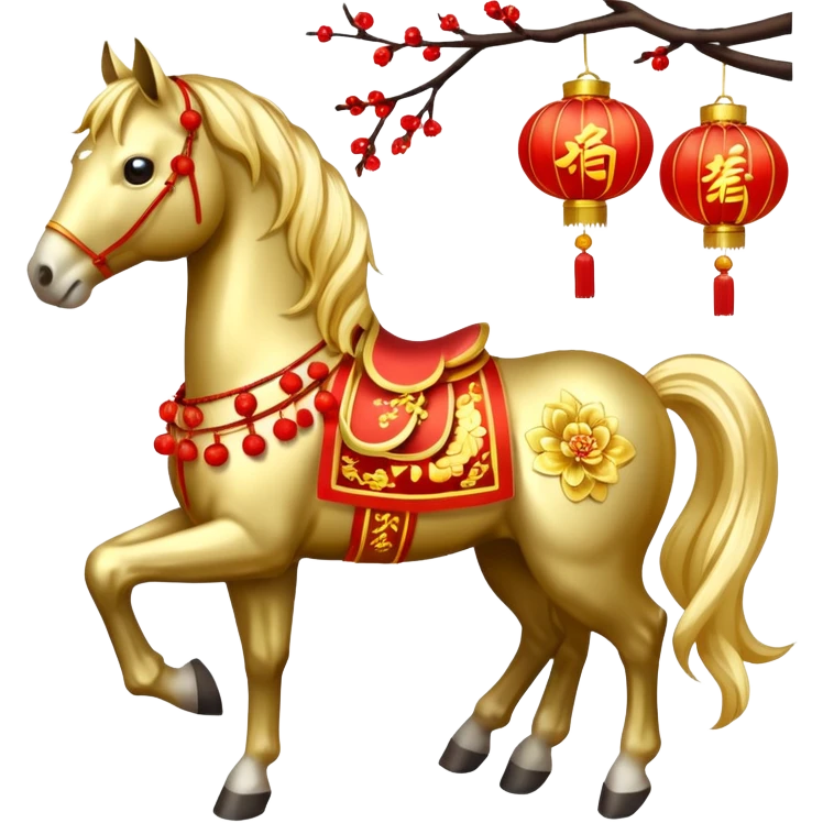 Chinese new year horse emoji