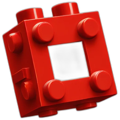 Red Lego piece emoji