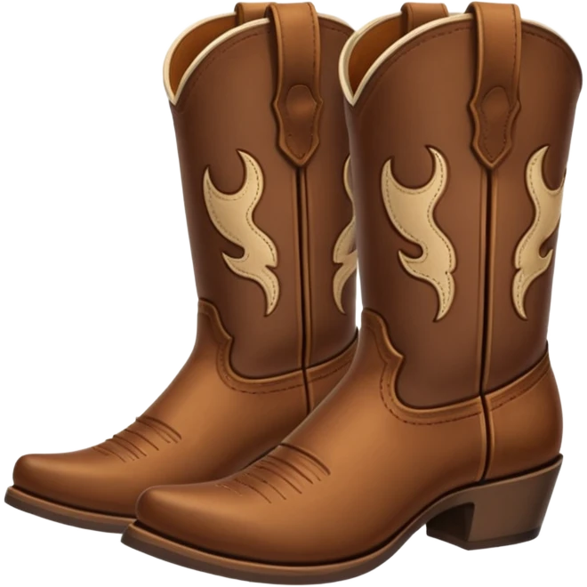 Cowboy boots emoji