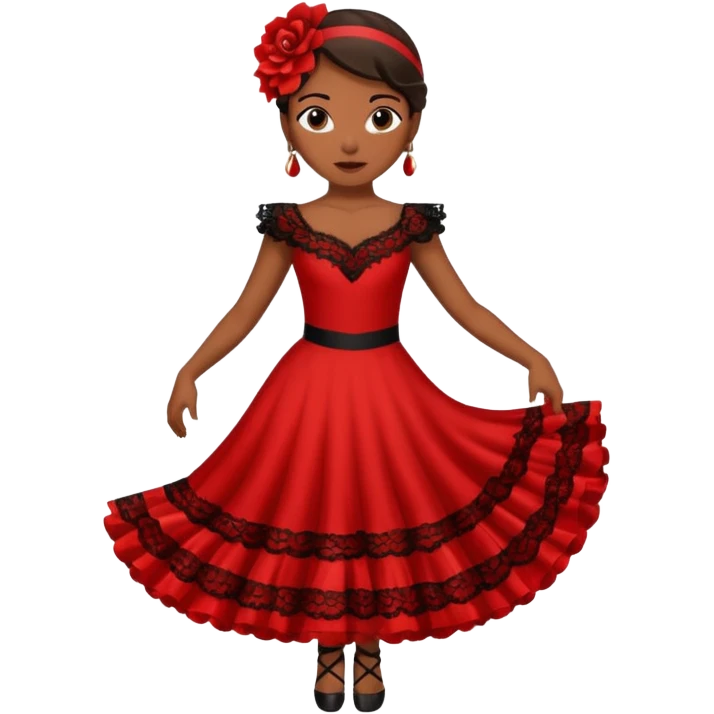 Flamenco dancer emoji