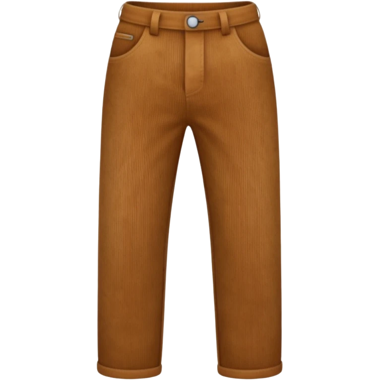 Corduroy texture ridged pants emoji