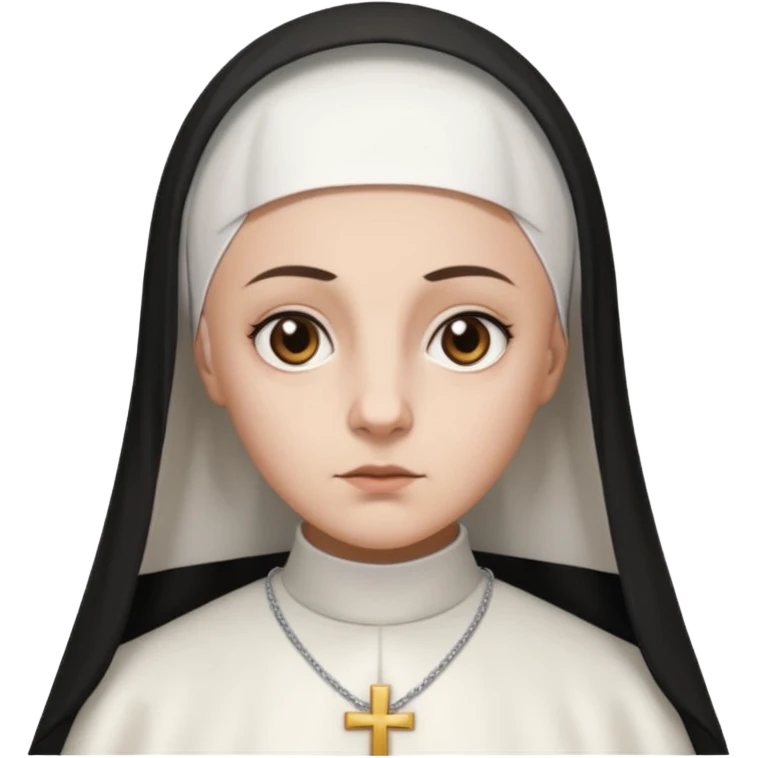 Rosalia (the singer) as a nun. (Use lux album cover as reference).  emoji