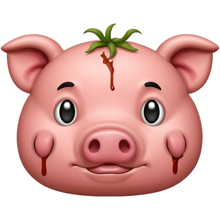rotten pork meat emoji