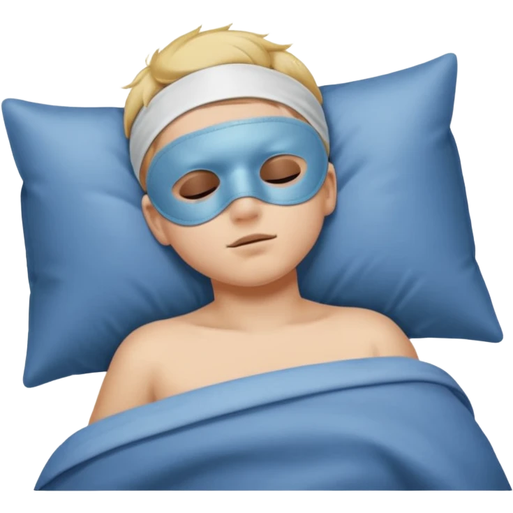 boywith a sleeping mask over head emoji