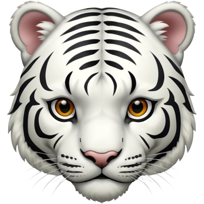 Tigre branco  emoji
