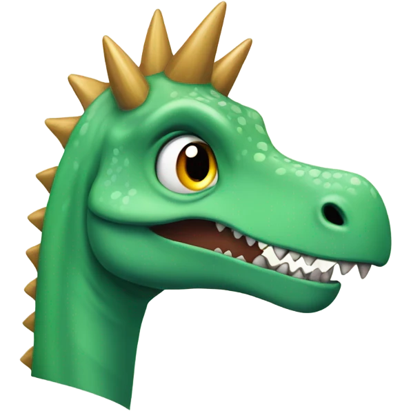 dinosaurio con cuerno de unicornio  emoji