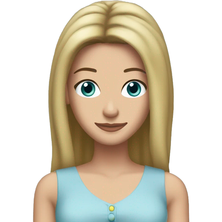 Rachel Green friends light blue eyes emoji