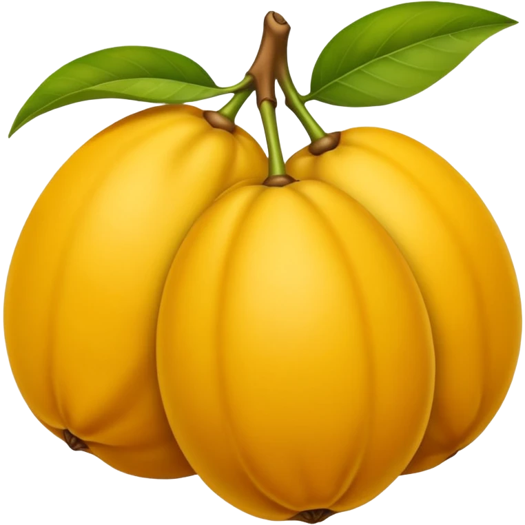 lucuma fruit, simple emoji