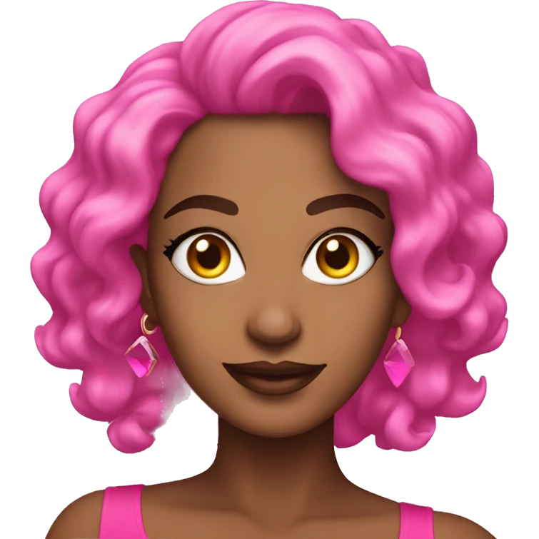 pink high vibrational diva emoji