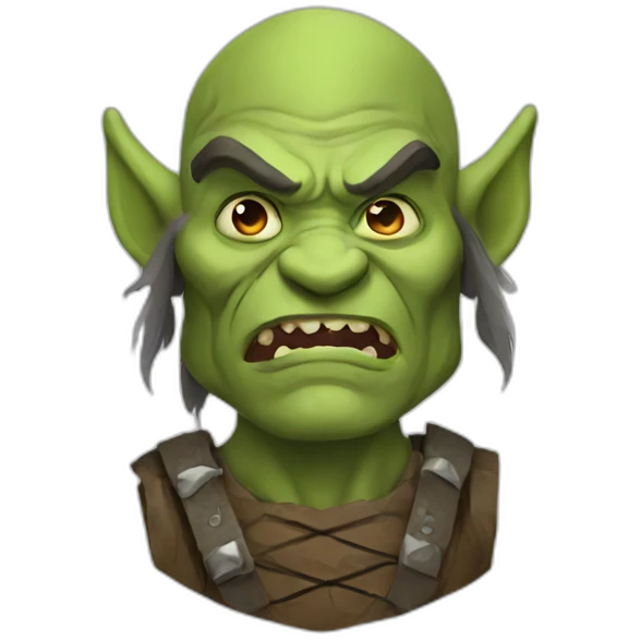 Fantasy orc emoji