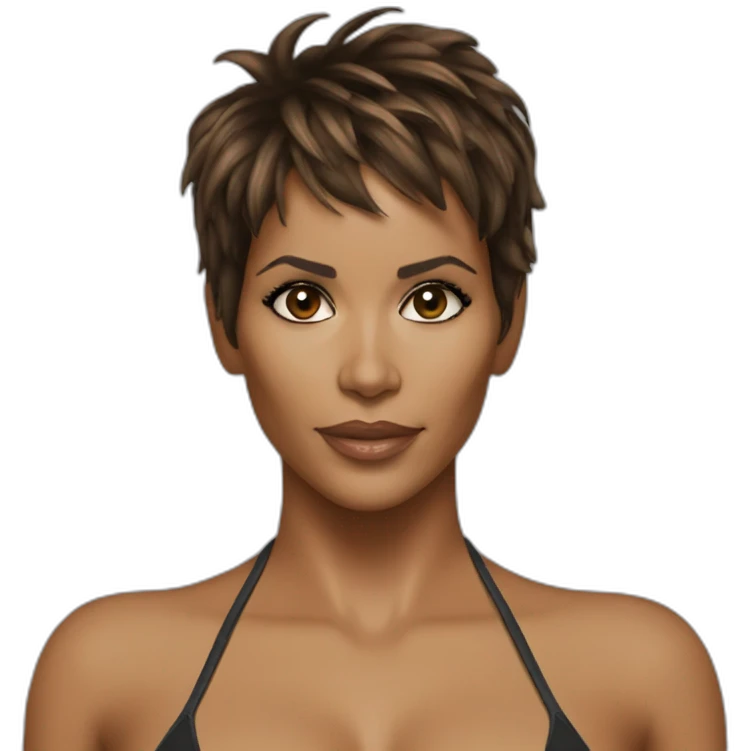 Halle berry body bikini emoji