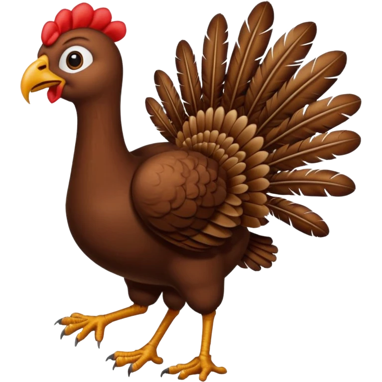 Turkey running emoji
