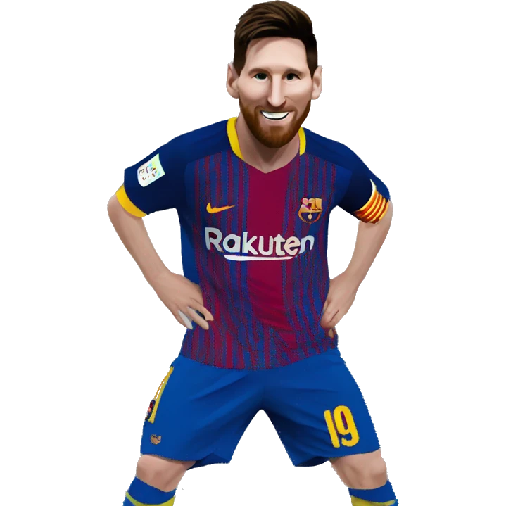 Messi en el real emoji