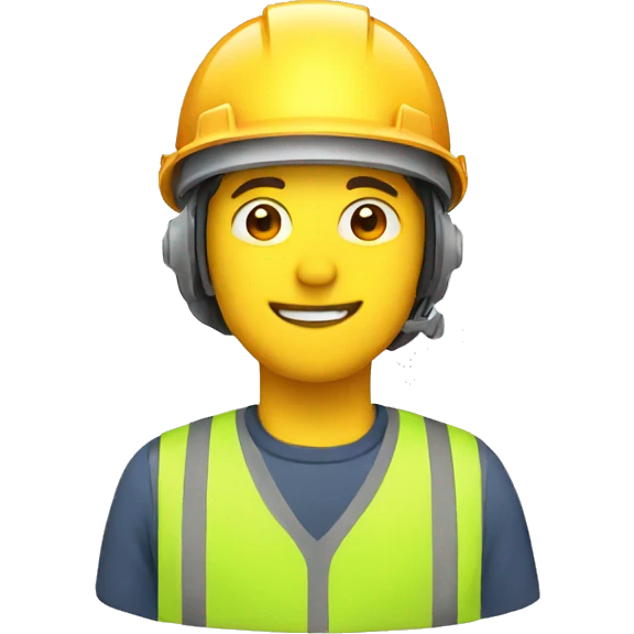 engineer helmet emoji