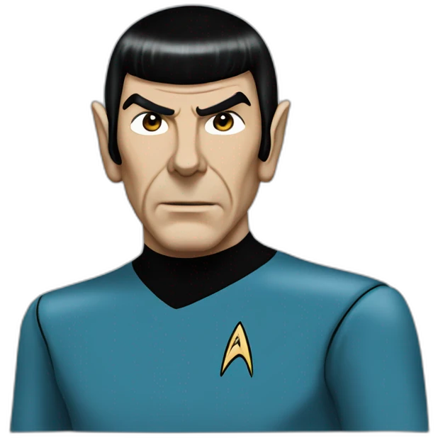 Spock von Raumschiff Enterprise emoji