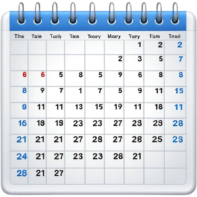 calendar emoji