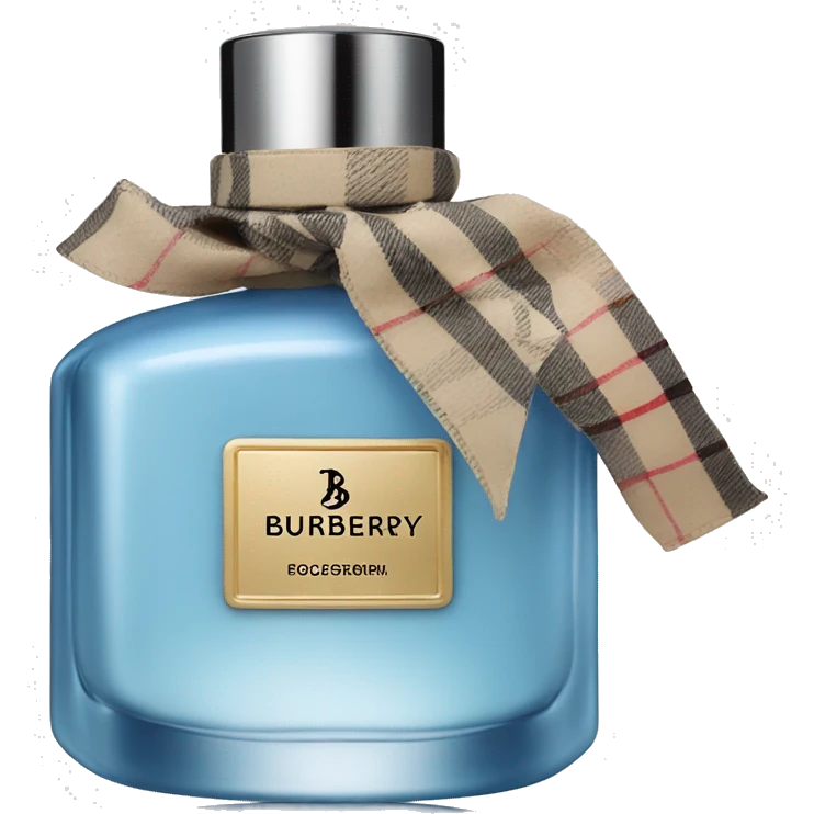 light blue Burberry cologne  emoji