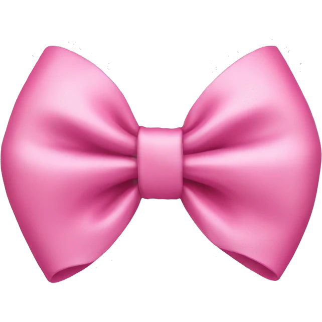 Pink bow emoji