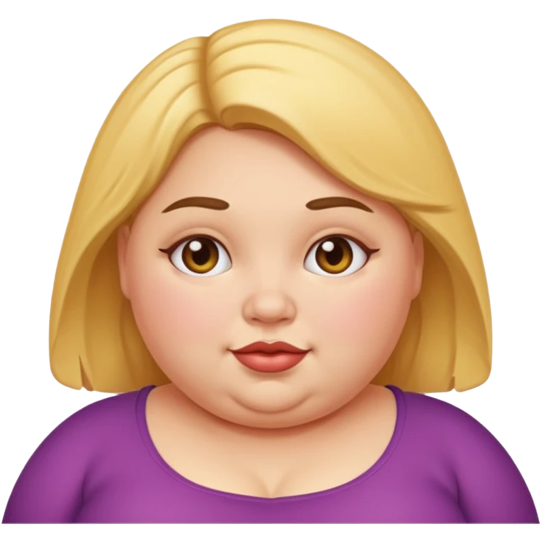 Fat girl emoji