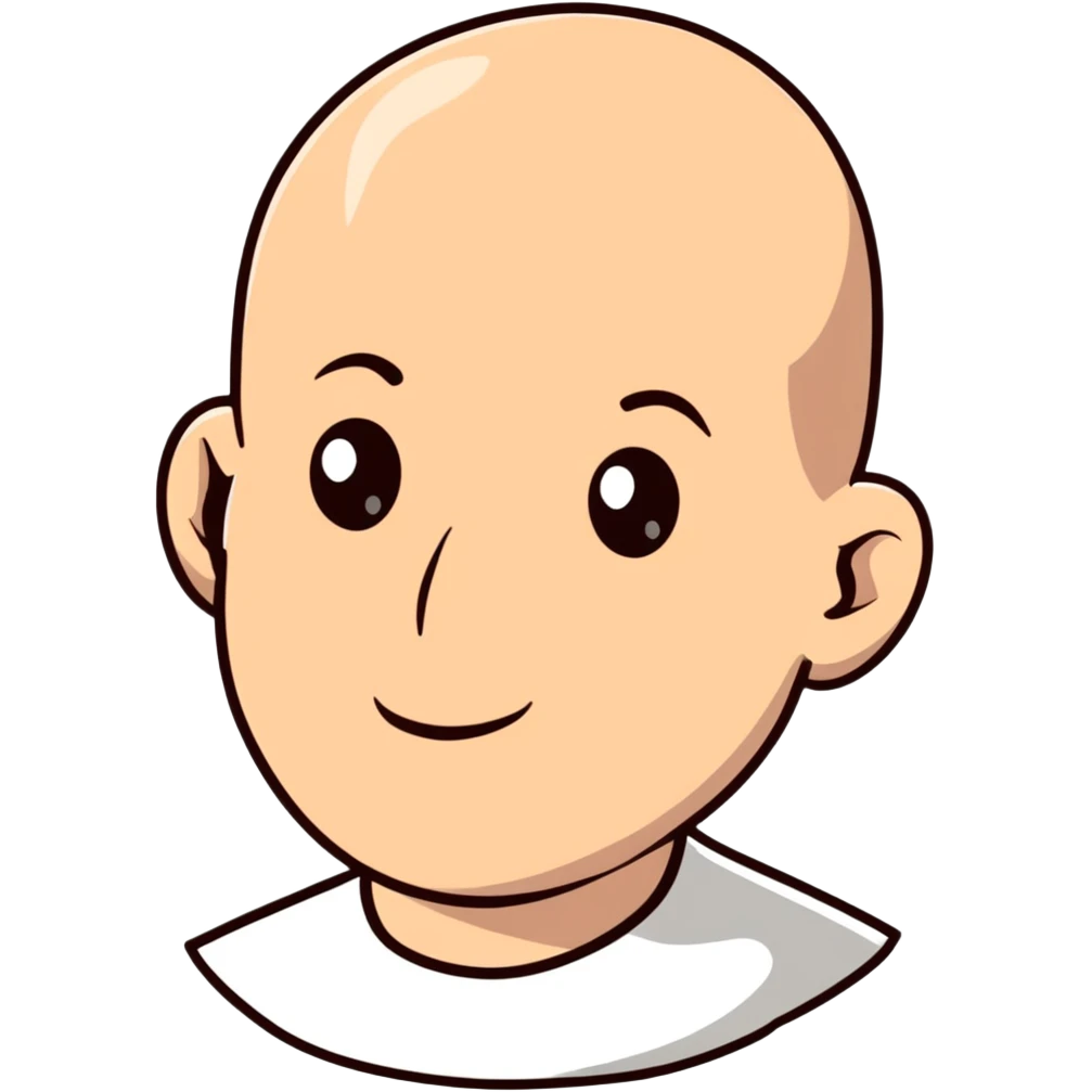 bald man emoji