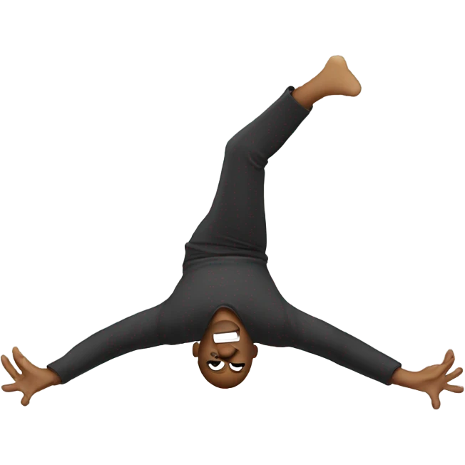 Man doing a backflip  emoji
