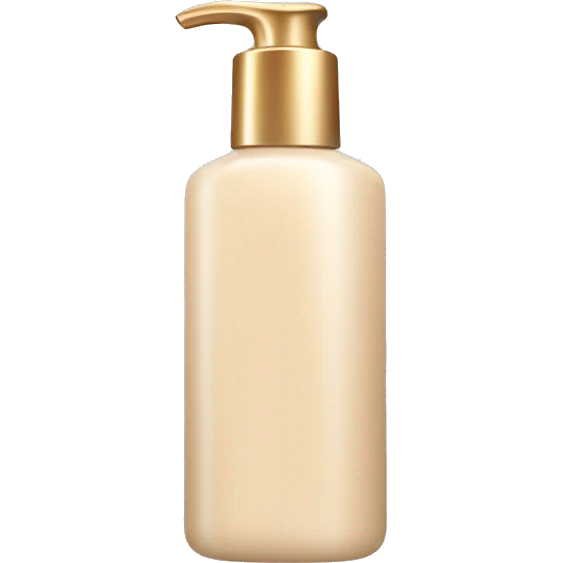 Beige luxurious lotion bottle emoji