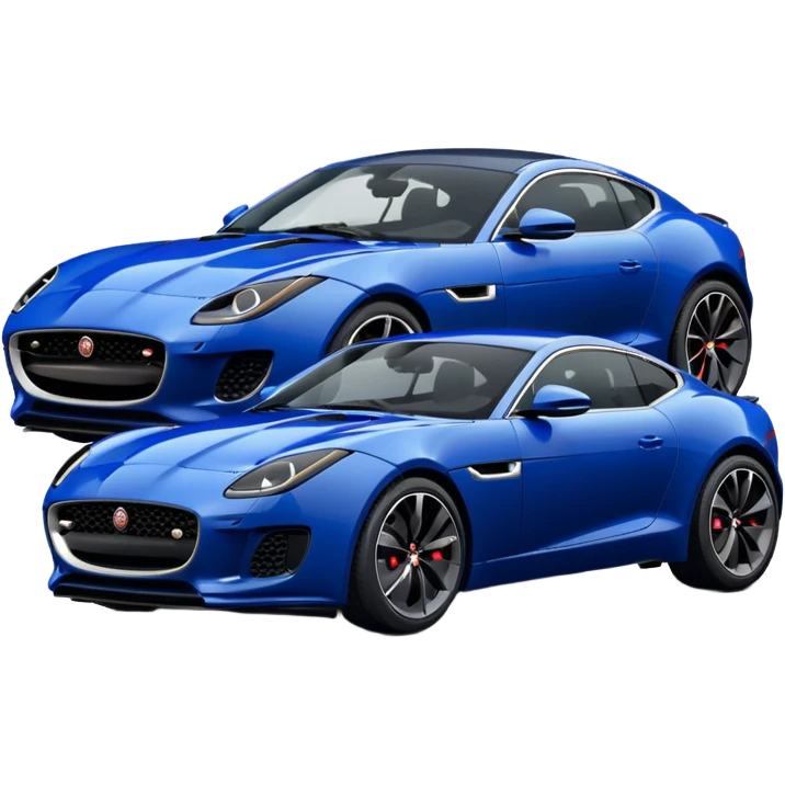 Jaguar F-Type 2022 Dark Navy Blue Coupe Black Trim emoji