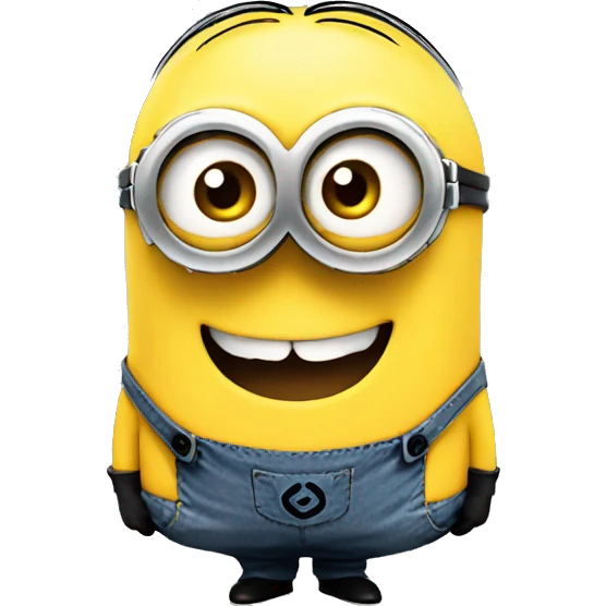 The minion is smiling emoji