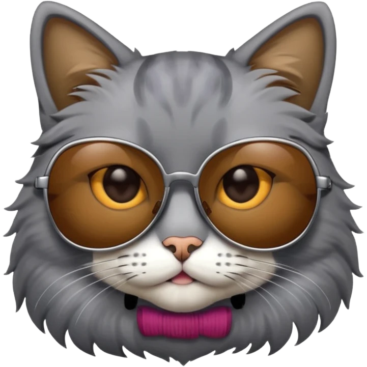Cat wearing sunglasses emoji