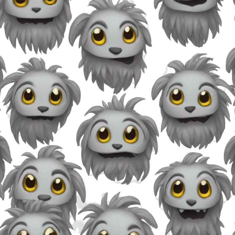 The grey creature emoji