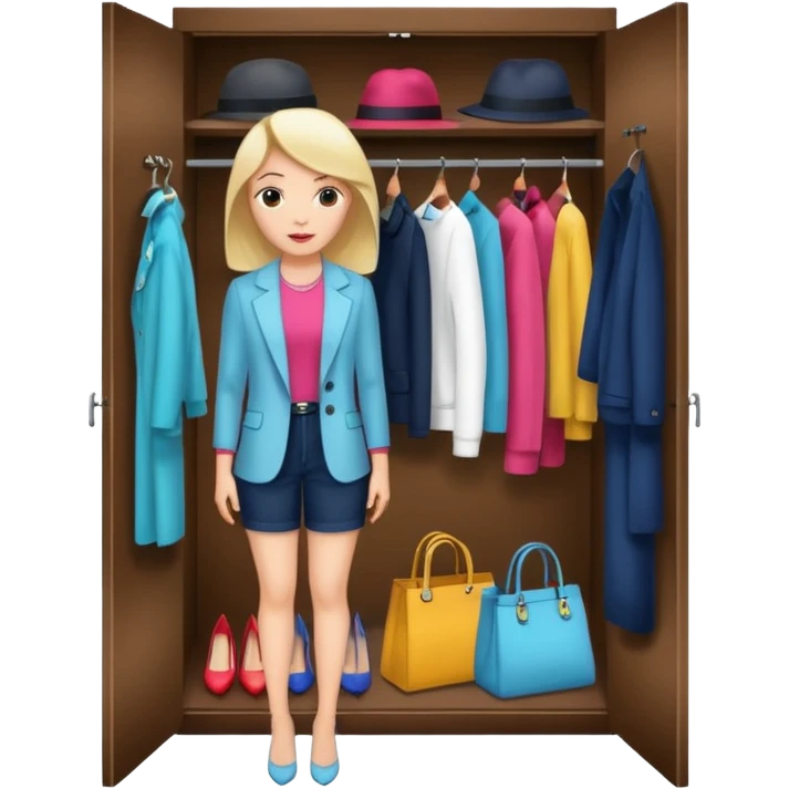 Women closet emoji